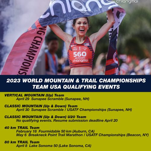 Team Selection Races 2023 World Mountain & Trail Championships USA